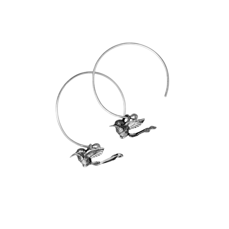 Argolla Colibrí Cola Espátula